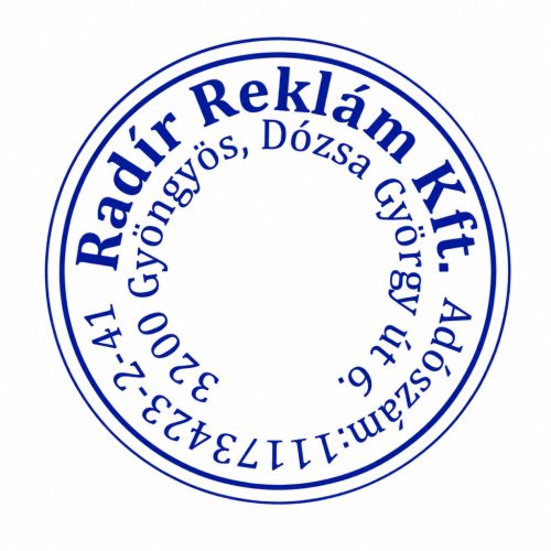 Bélyegző R17  komplett