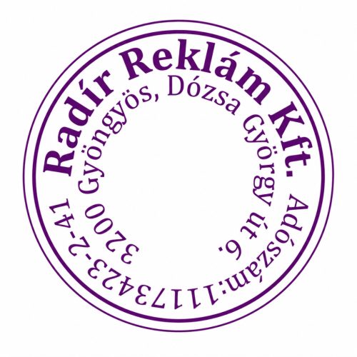 Bélyegző R17 komplett