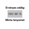 Dátumbélyegző szöveggel - Printer 52