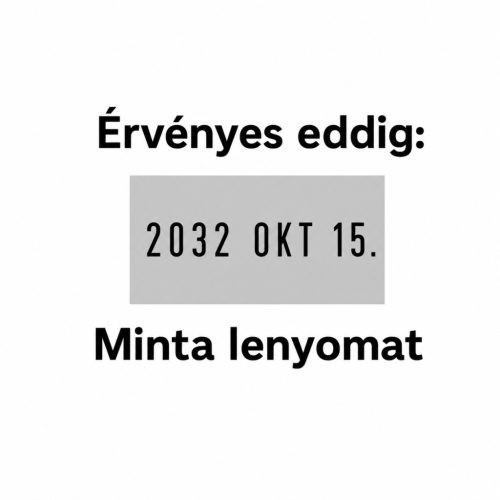 Dátumbélyegző szöveggel - Printer 52
