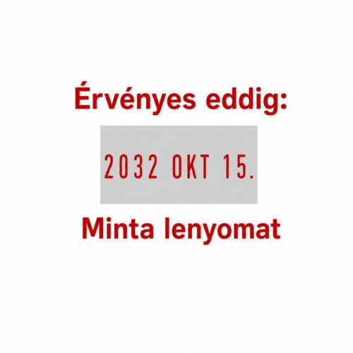 Dátumbélyegző szöveggel - Printer 52