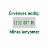 Dátumbélyegző szöveggel - Printer 52