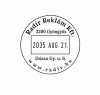 Dátumbélyegző szöveggel - R 30 kör 