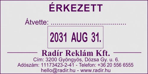 Dátumbélyegző közép  - Printer 60