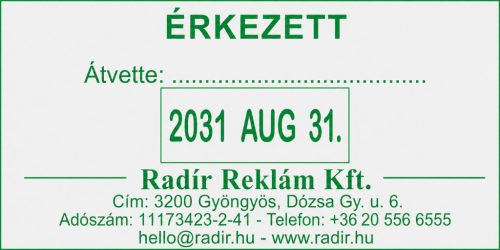 Dátumbélyegző közép  - Printer 60