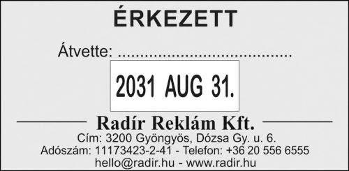 Dátumbélyegző közép  - Printer 60