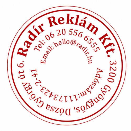 Bélyegző R30 komplett