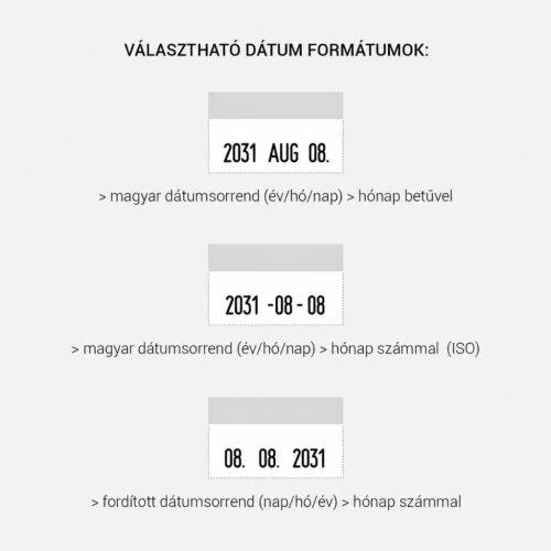 Dátumbélyegző szöveggel -  S 160