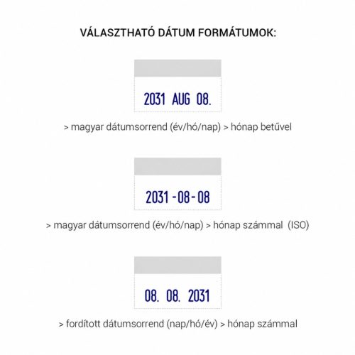 Dátumbélyegző szöveggel -  S 160