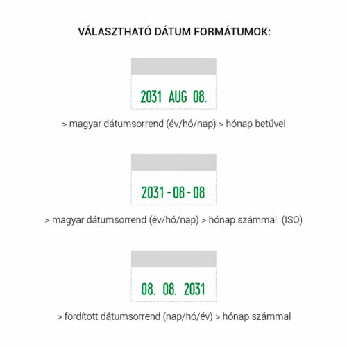 Dátumbélyegző szöveggel -  S 160